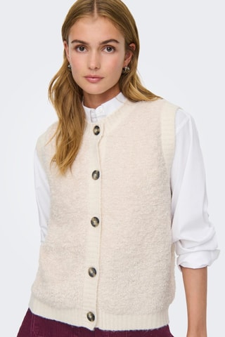 Gilet sans manches - Ecru