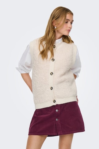 Gilet sans manches - Ecru