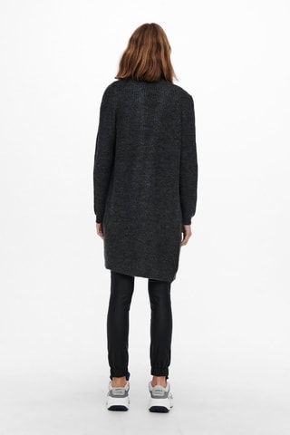 Gilet long - Gris foncé chiné