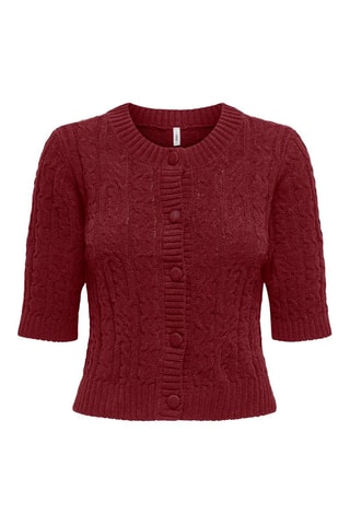 Gilet en coton biologique - Bordeaux