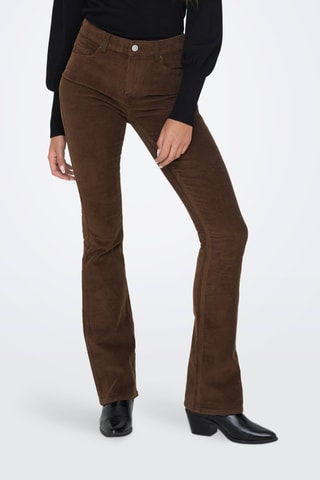 Pantalon en velours - Marron