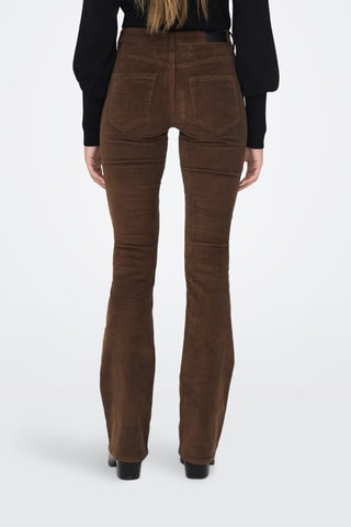 Pantalon en velours - Marron