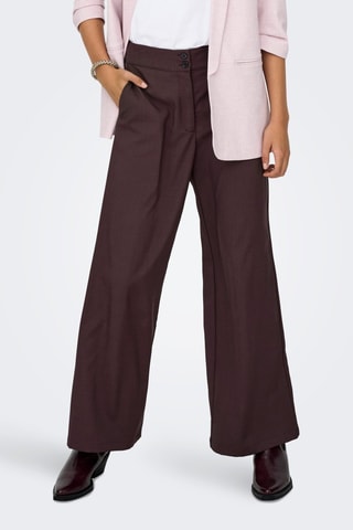 Pantalon flare - Marron