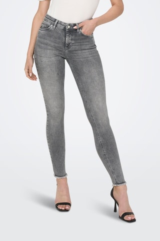 Jean taille haute - Gris