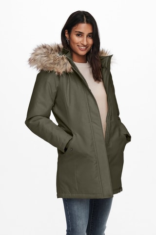 Parka à capuche - Kaki