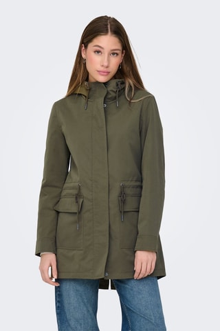 Parka à capuche - Kaki