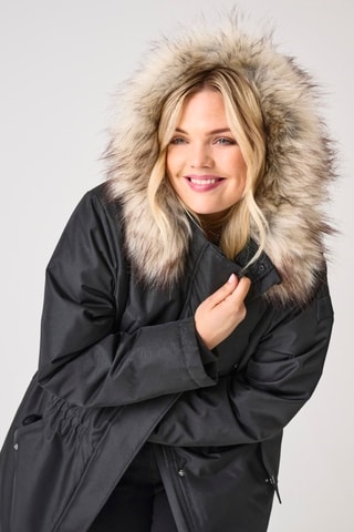 Parka à capuche - Noir