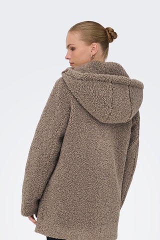 Manteau à capuche - Marron