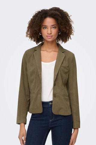 Veste en velours - Kaki