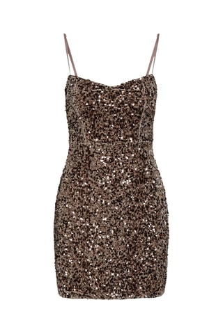 Robe fourreau - Doré