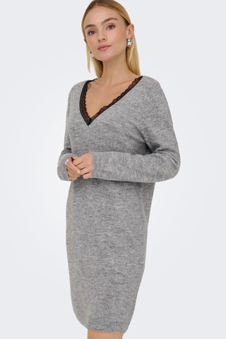Robe pull - Gris clair chiné