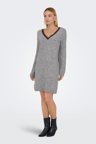 Robe pull - Gris clair chiné
