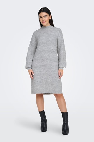 Robe pull - Gris clair chiné