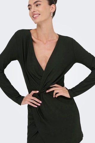 Robe droite - Vert foncé