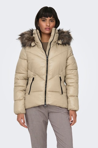 Doudoune à capuche - Beige