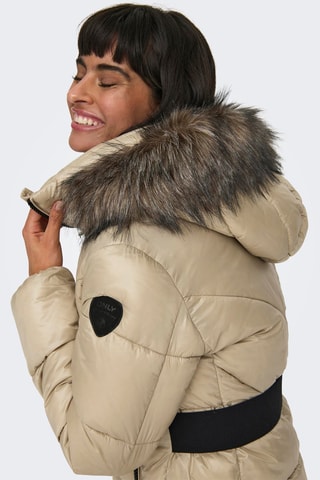 Doudoune à capuche - Beige