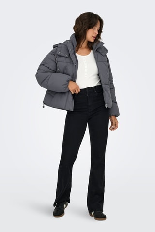 Doudoune à capuche - Noir