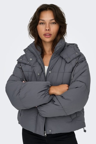 Doudoune à capuche - Noir