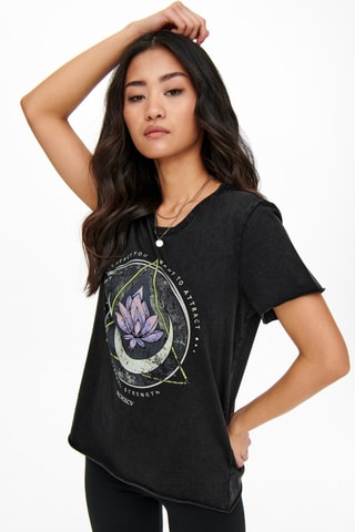 T-shirt en coton biologique - Noir