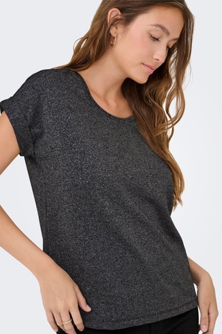 T-shirt - Noir chiné