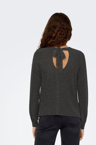 Blouse - Argenté et noir