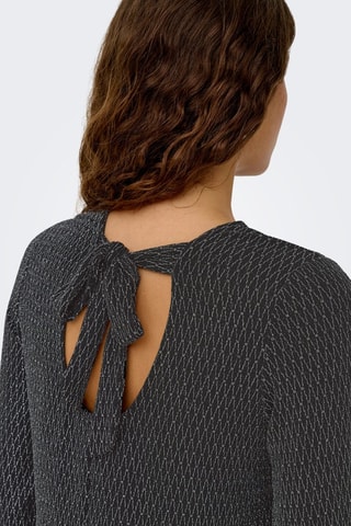 Blouse - Argenté et noir