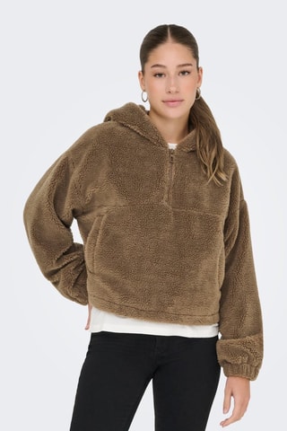 Sweat à capuche - Marron