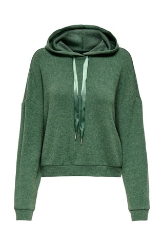 Sweat à capuche - Vert chiné