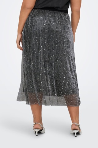 Jupe midi en tulle - Noir