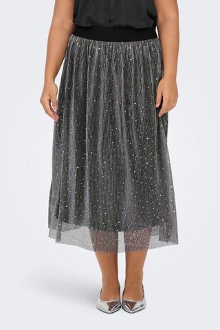 Jupe midi en tulle - Noir