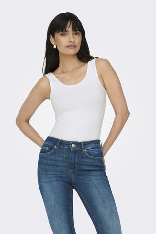 Débardeur en coton biologique - Blanc