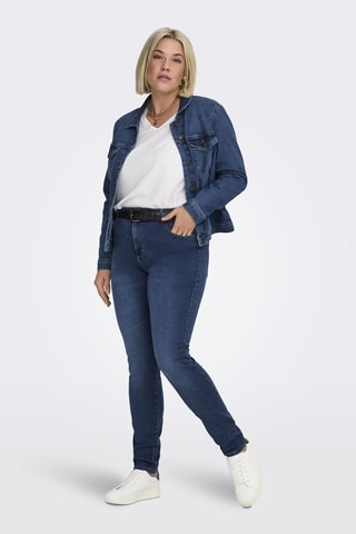 Jean skinny taille haute - Bleu clair