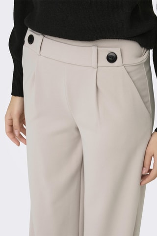 Pantalon wide legs - Gris clair