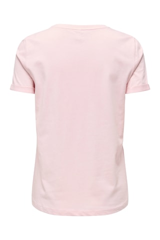 T-shirt regular en coton biologique - Rose