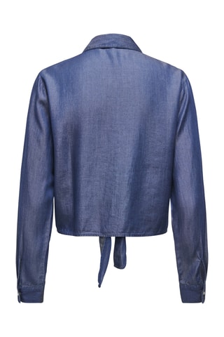 Chemisier regular en jean - Bleu foncé