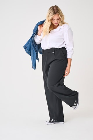 Pantalon regular - Noir