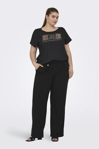 Pantalon regular - Noir