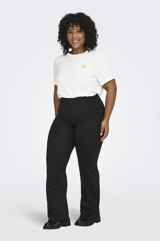 T-shirt regular en coton biologique - Blanc