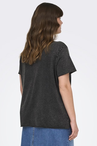 T-shirt regular en coton biologique - Noir