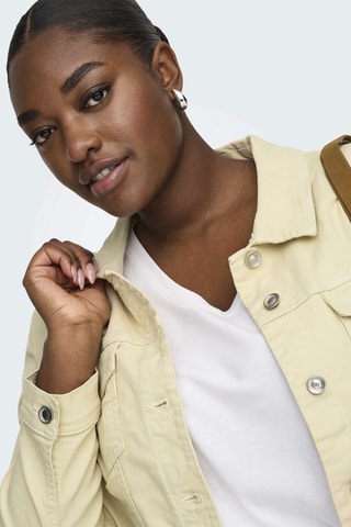 Veste en jean - Ecru