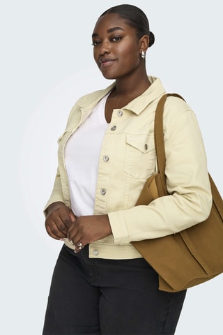 Veste en jean - Ecru