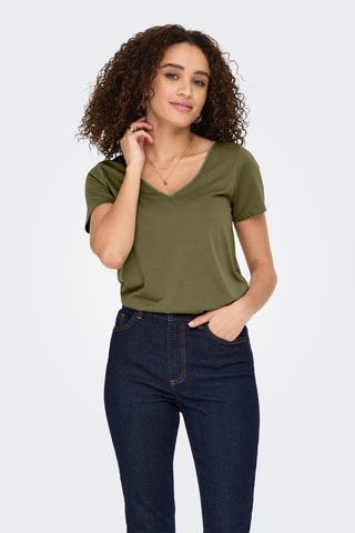 T-shirt regular - Kaki