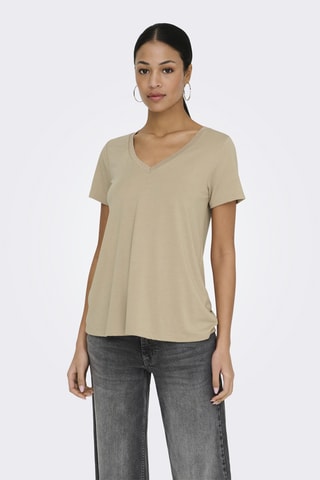 T-shirt regular - Beige
