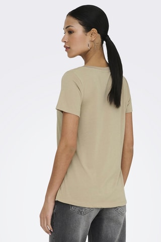 T-shirt regular - Beige