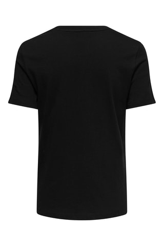 T-Shirt regular en coton biologique - Noir