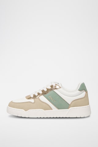 Baskets - Kaki et blanc