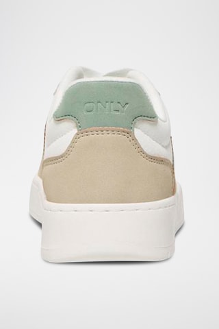 Baskets - Kaki et blanc