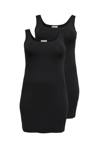 2 débardeurs en coton biologique - Noir