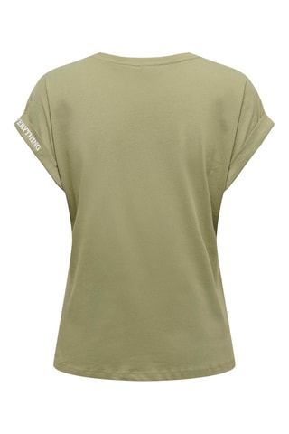 T-shirt regular en coton biologique - Kaki