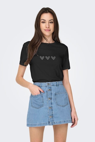 T-shirt en coton biologique - Noir